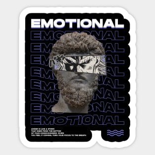 EMOTIONAL - Streetwear Style Sticker